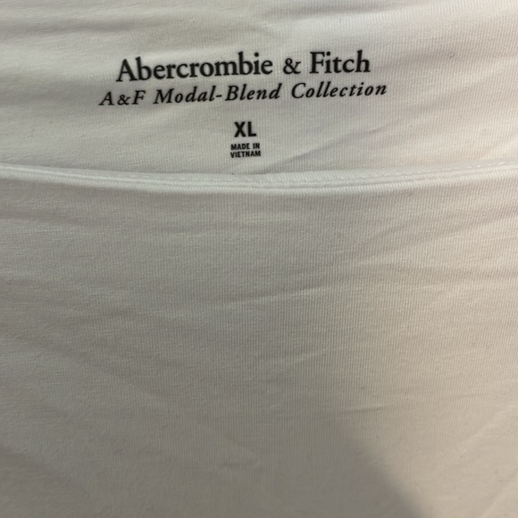 A&F | White High Neck A&F Modal Blend Collection Bodysuit - Picture 4 of 6